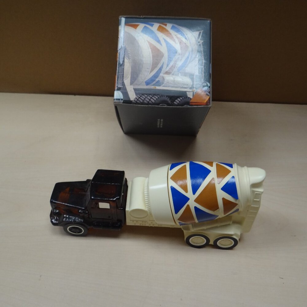 Vintage Avon After Shave Bottle, Cement Truck, Original Box